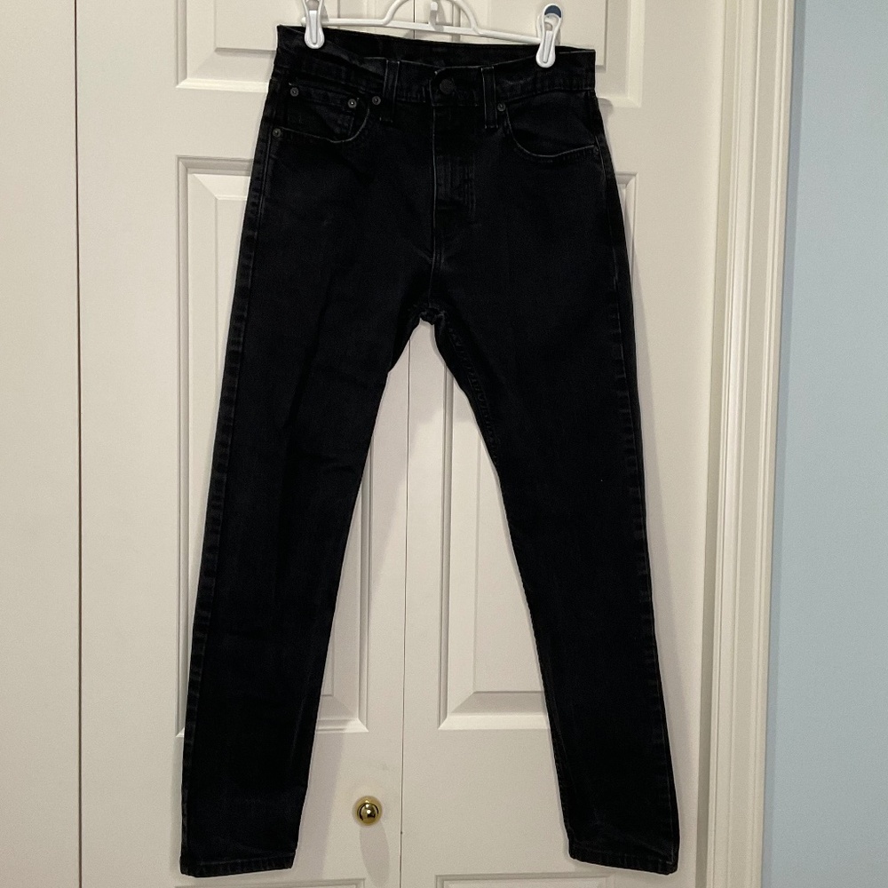 Men's Levi's 512 Slim Taper Jeans - Black - EUC